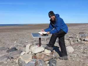 Ken McGoogan - Arctic memorial plaque